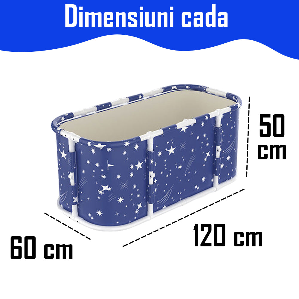 dimensiune cada pliabila albastra