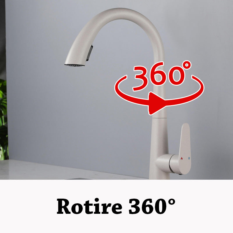 baterie bucatarie rotire 360